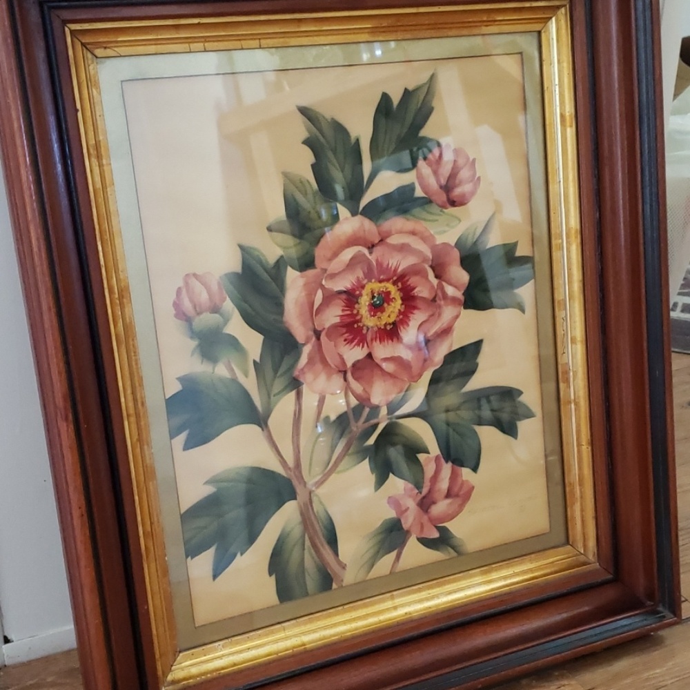 Vintage Shirrell Graves Watercolor